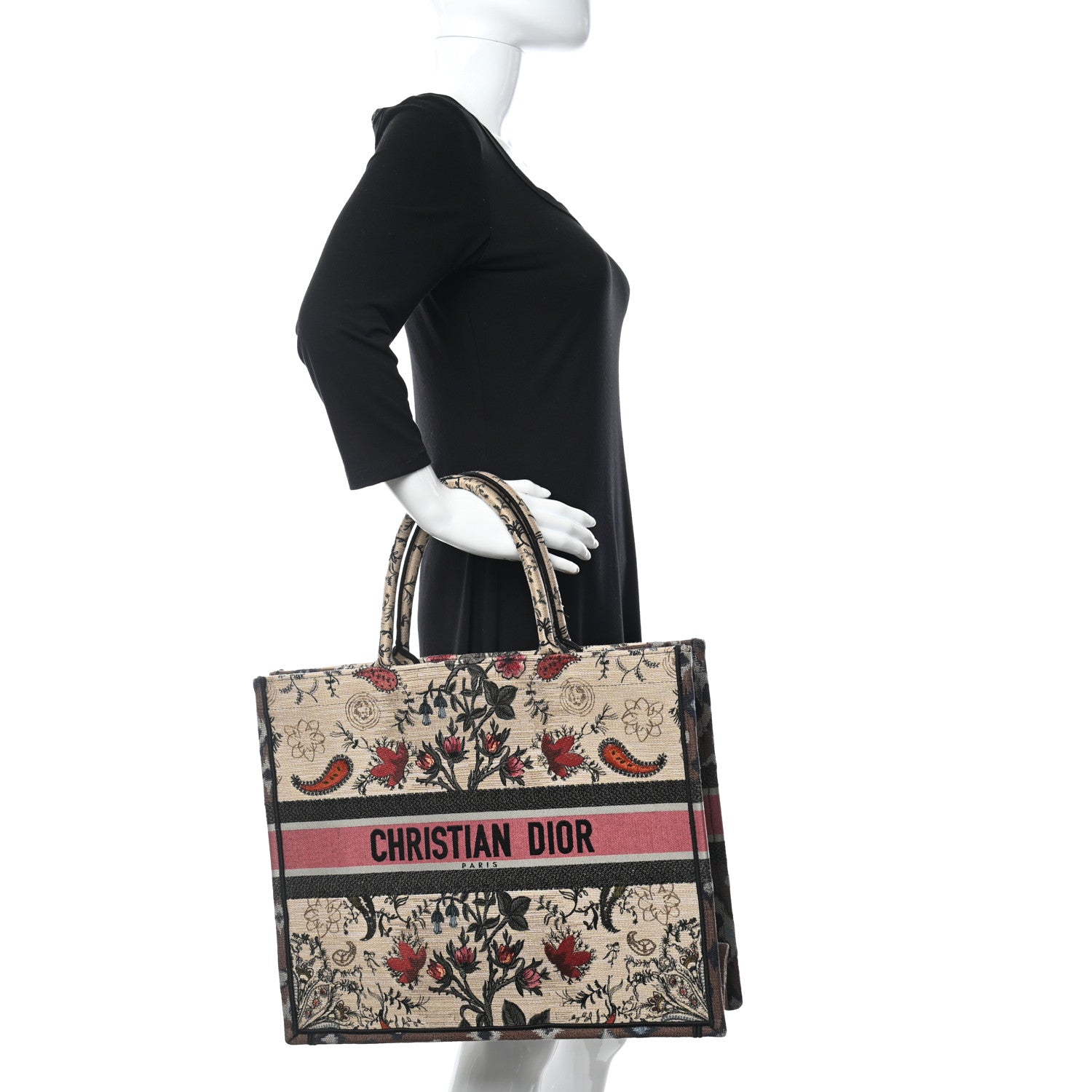 Christian Dior Canvas Embroidered Large Broderie Dior Flowers Book