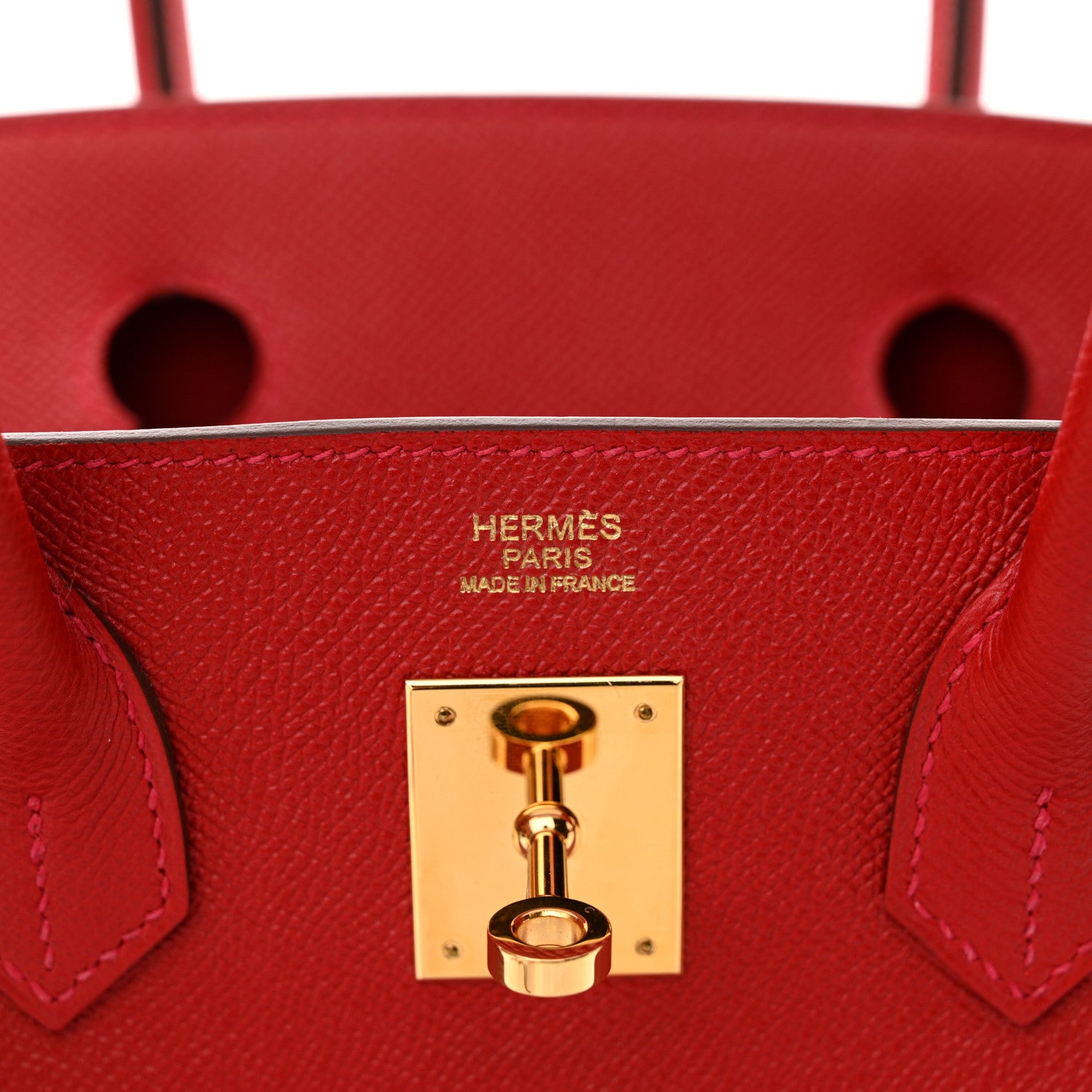 Hermes Epsom Birkin 30 Rouge Casaque 6 of 11