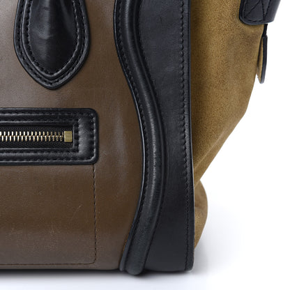 Celine Smooth Calfskin Suede Micro Tri-Color Luggage 19 of 25