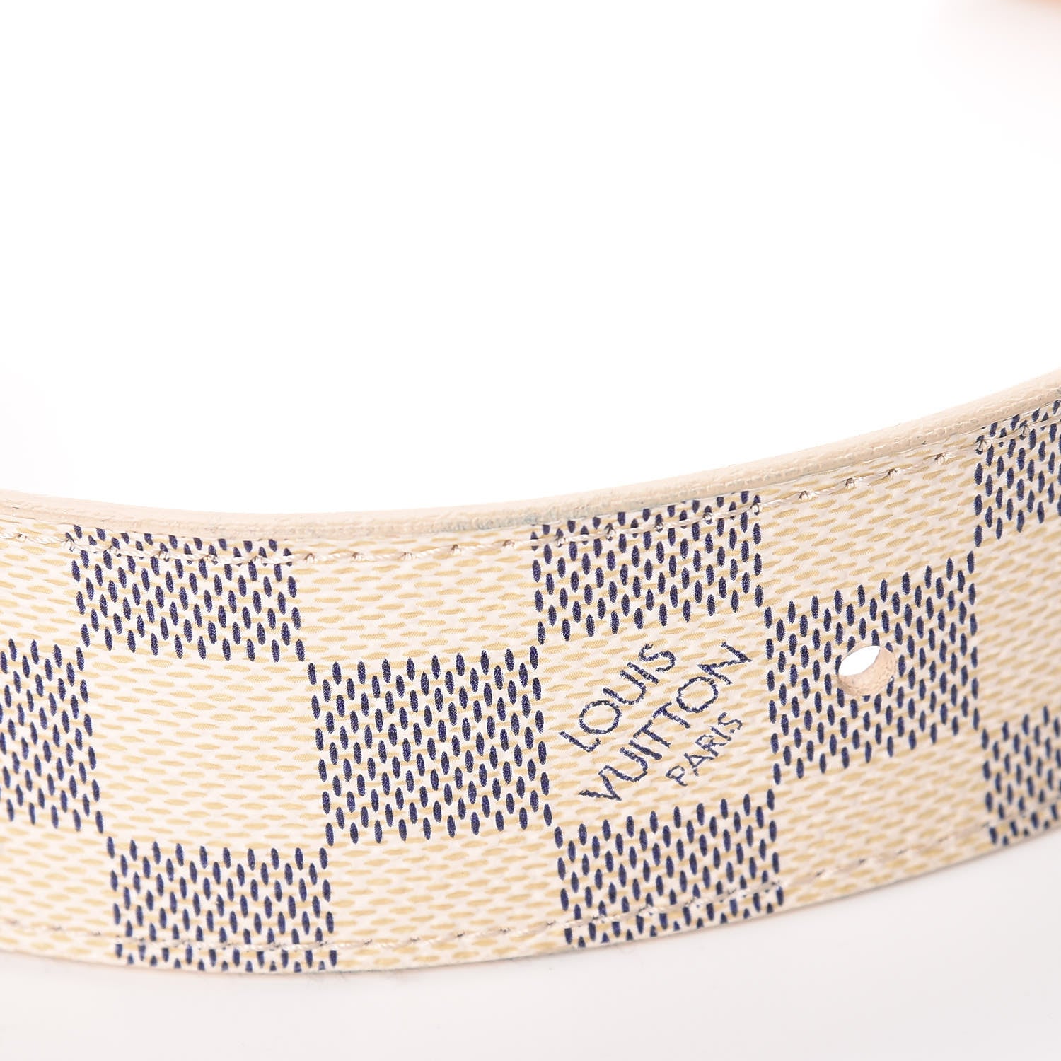Louis Vuitton Damier Azur 38mm Solo Belt 95 38 11 of 16