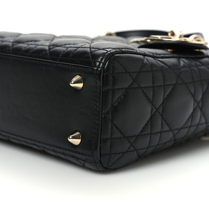 Christian Dior Lambskin Cannage Small My ABCDior Lady Dior Black 11 of 13