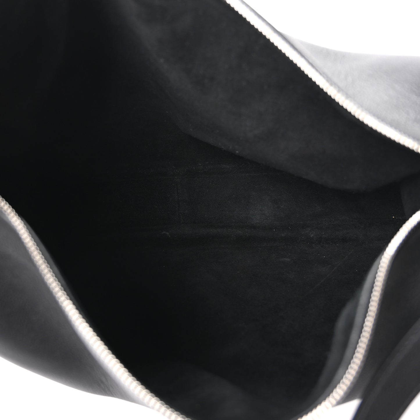 Supple Calfskin Large Romy Shoulder Bag Black