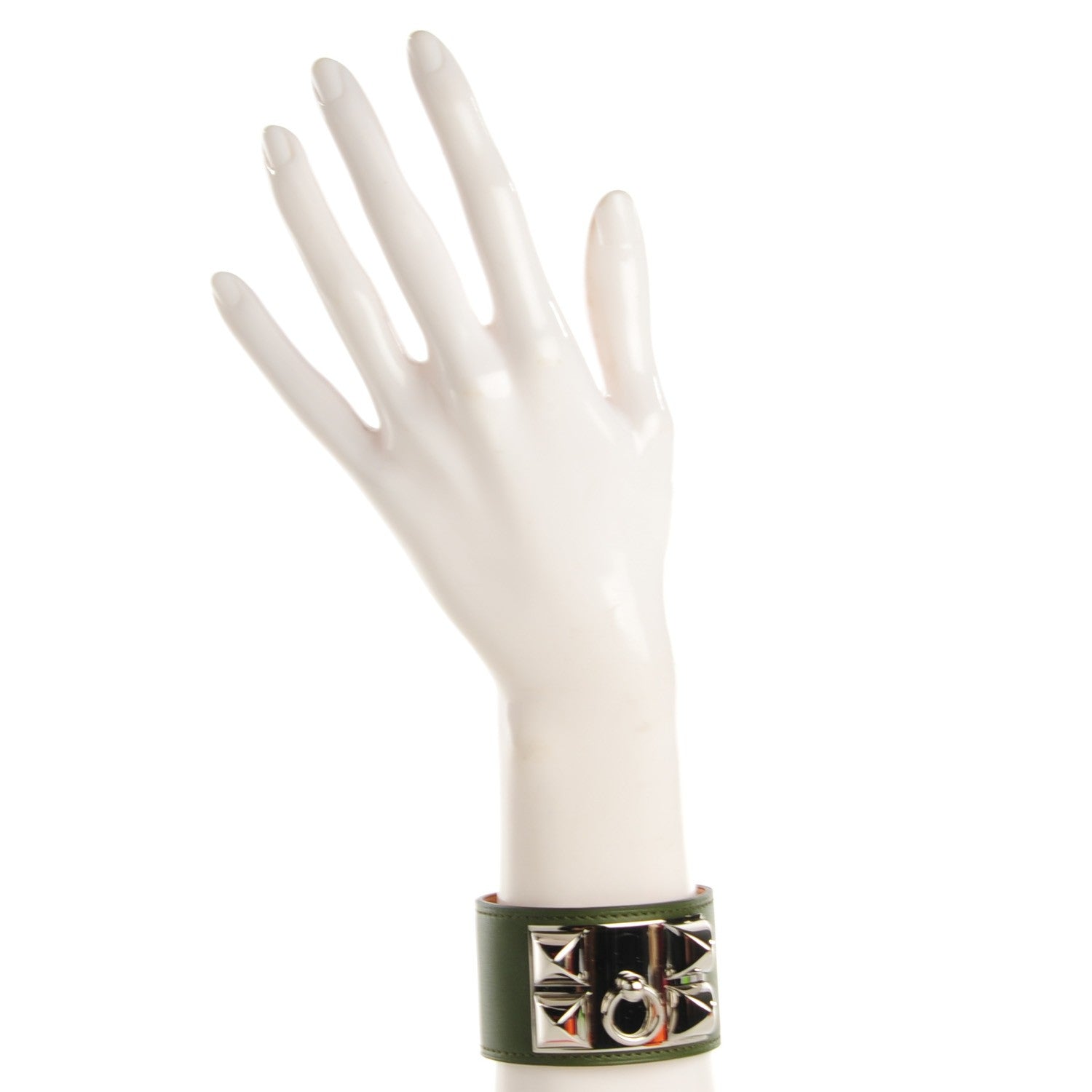 Hermes Tadelakt Collier De Chien CDC Bracelet L Canopee 2 of 7