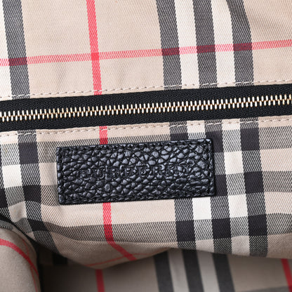Burberry London Grainy Calfskin Small Greenwood Bowling Bag Black 6 of 9