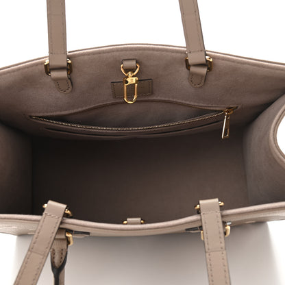 Louis Vuitton Empreinte Monogram Giant Onthego MM Tourterelle Creme 5 of 10