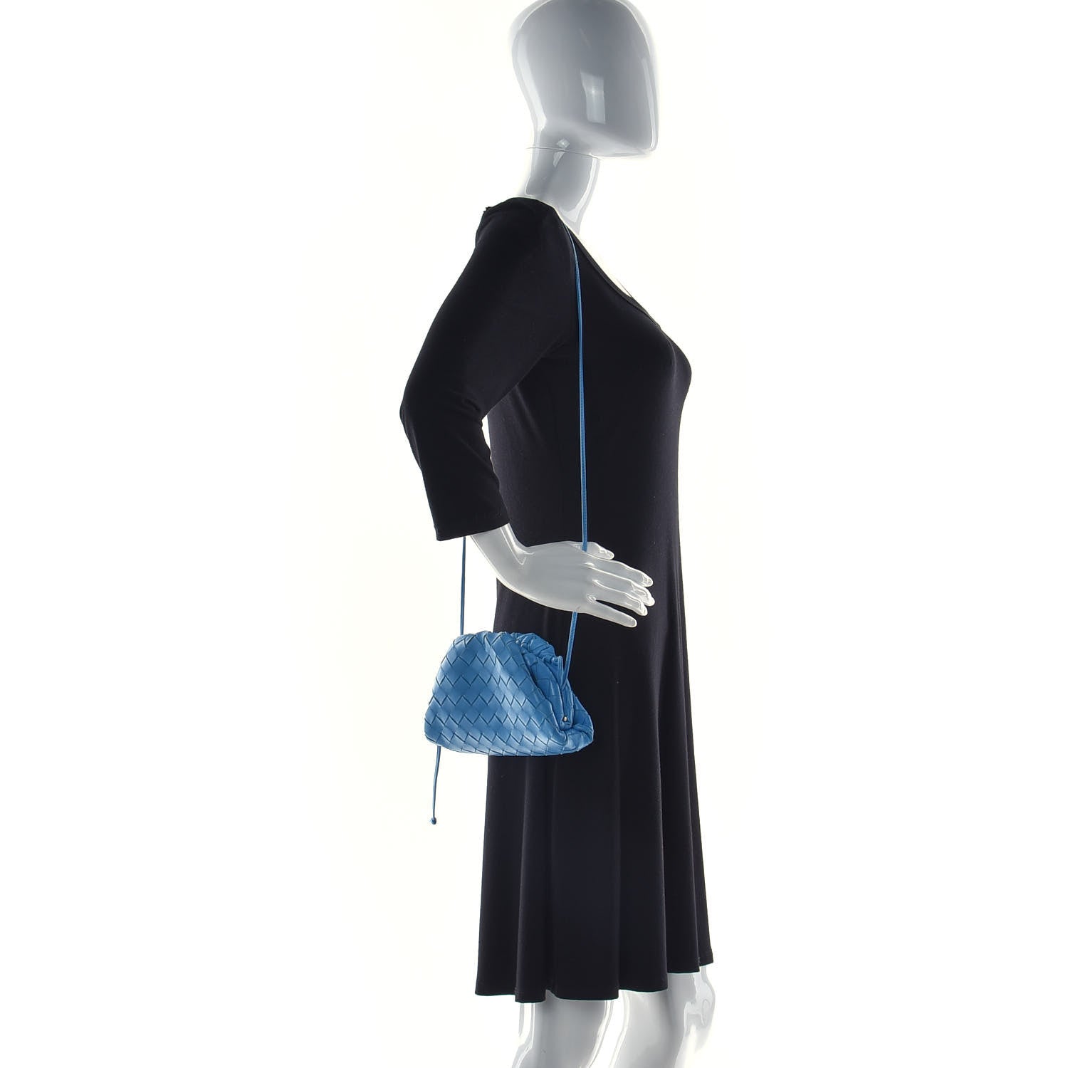 Bottega Veneta Nappa Intrecciato The Mini Pouch Swimming Pool 2 of 9