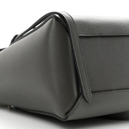Celine Grained Calfskin Micro Belt Bag Grey 10 of 11