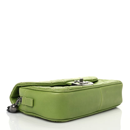 Chanel Calfskin Quilted Medium Coco Sporran Flap Green 4 of 10