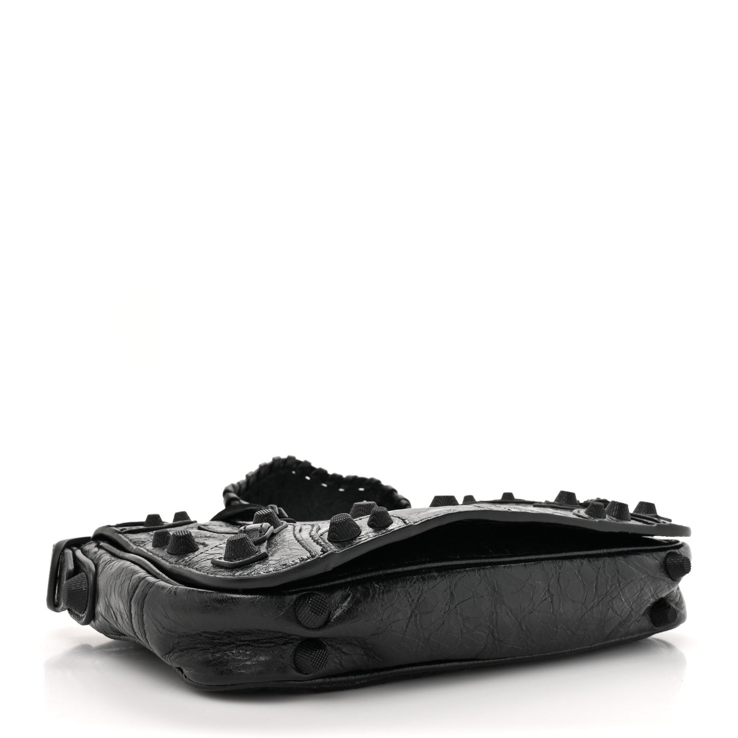 Agneau Arena XS Le Cagole Flap Bag Black