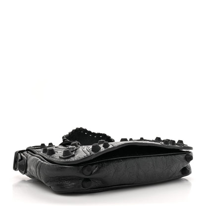 Balenciaga Agneau Arena XS Le Cagole Flap Bag Black 5 of 11