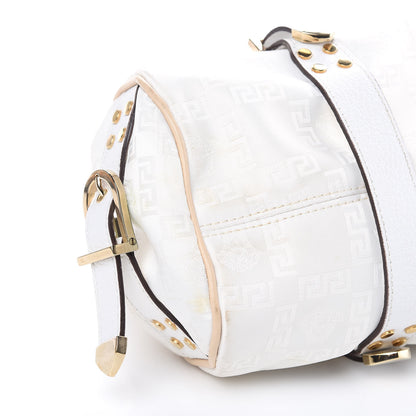 Versace Satin Chain Satchel White 7 of 16