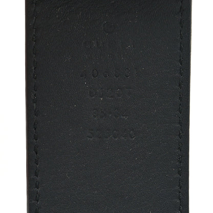 Gucci Textured Calfskin Double G 40mm Belt 85 34 Black 3 of 5