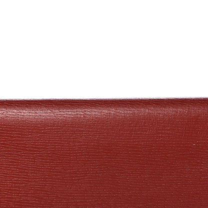Gucci Calfskin Interlocking G French Wallet Red 12 of 12