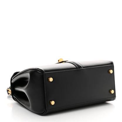 Celine Satinated Calfskin Small 16 Top Handle Bag Black 4 of 11