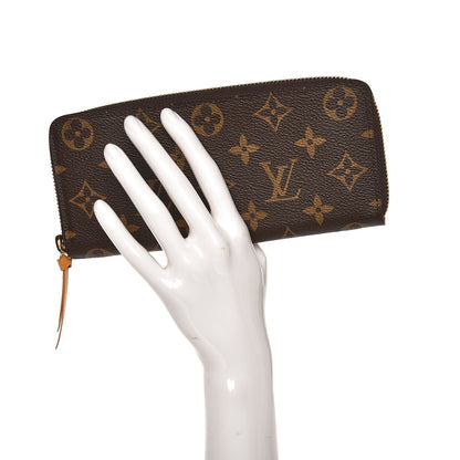 Louis Vuitton Monogram Clemence Wallet Safran 2 of 8
