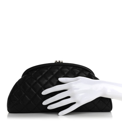 Chanel Caviar Quilted Timeless Clutch Black 2 of 8