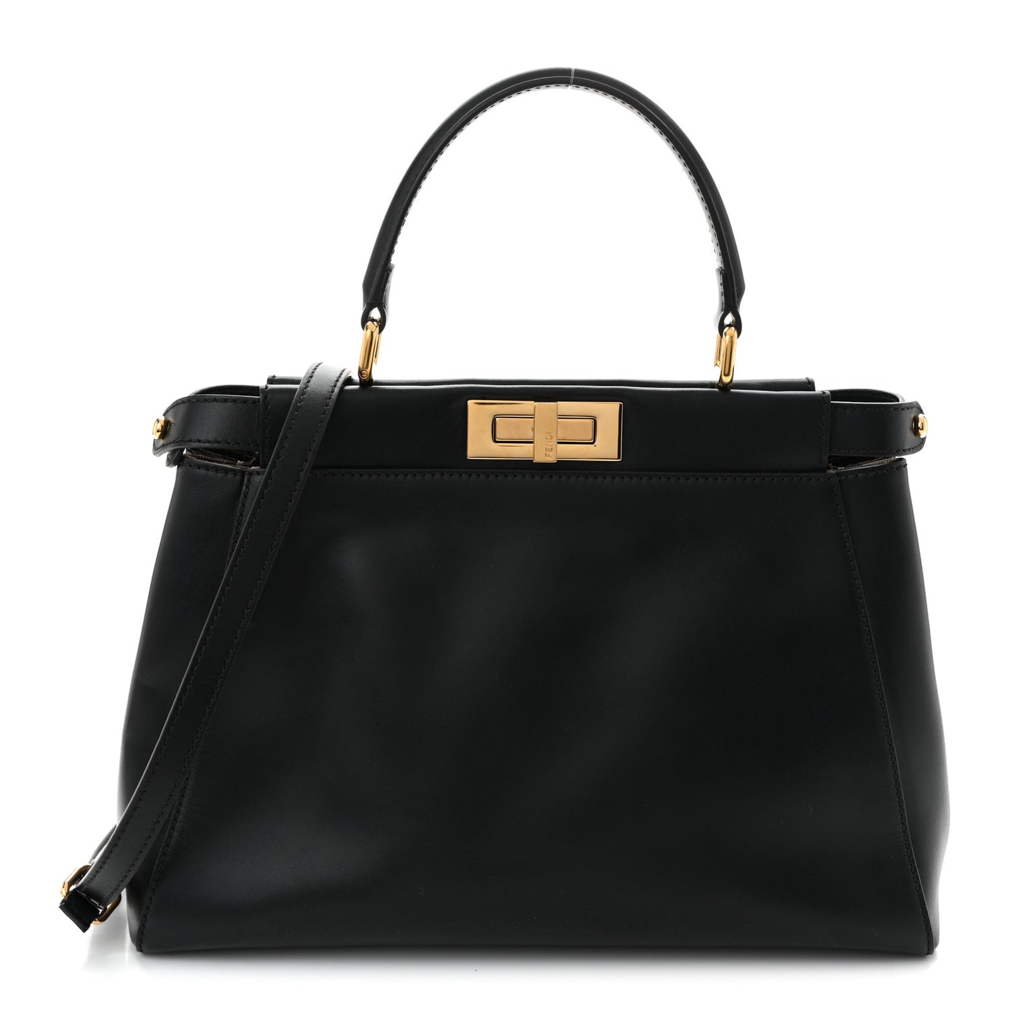 Vitello Morgan Fabric Jacquard Pequin Medium Peekaboo Iconic Satchel Black Tobacco