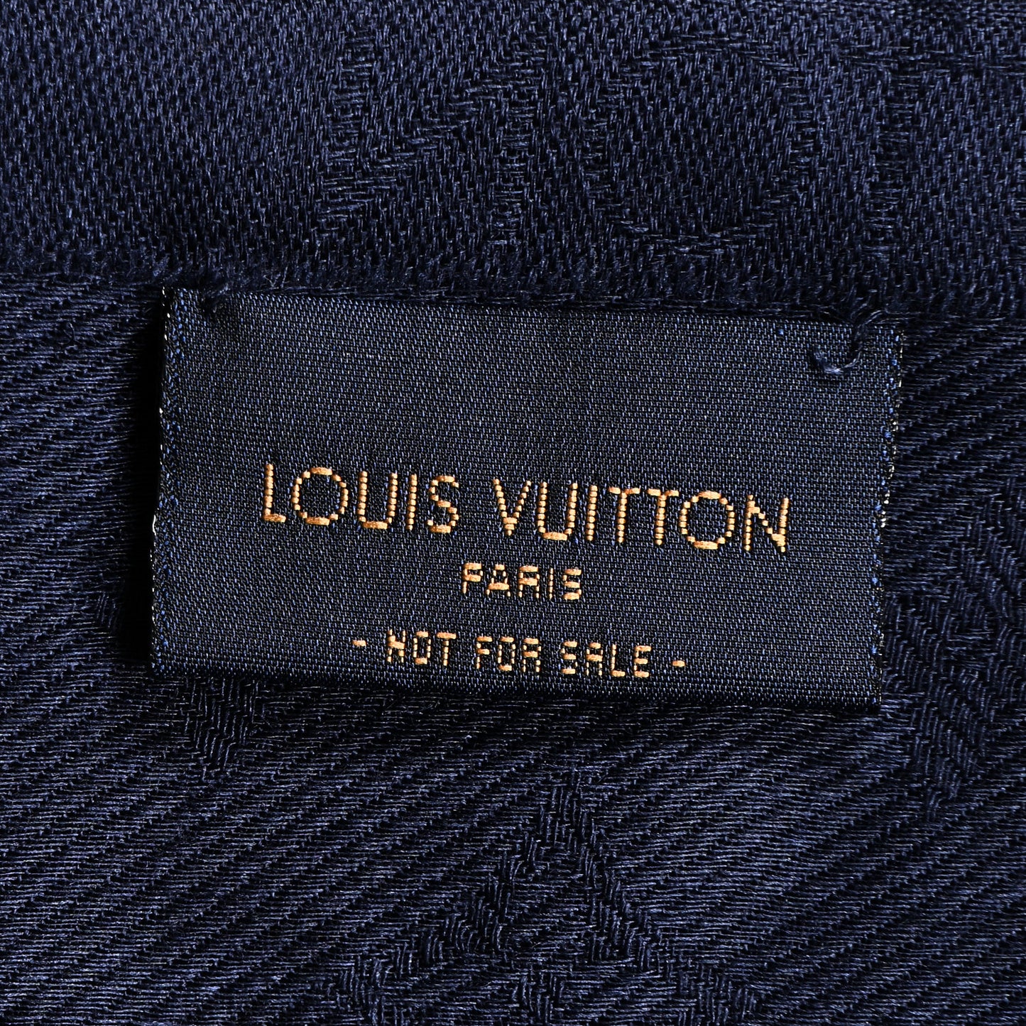 Silk Wool Cashmere Monogram Shawl Blue