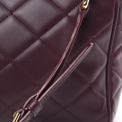Dolce & Gabbana Lambskin Quilted Kate Shoulder Bag Burgundy 12 of 13