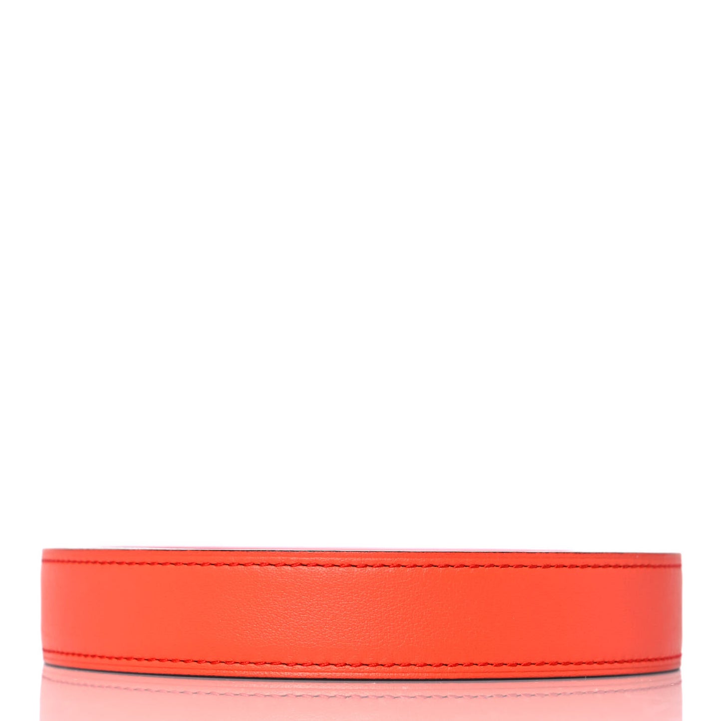 Swift Epsom 32mm Belt Strap 85 Orange Poppy Rose Azalee