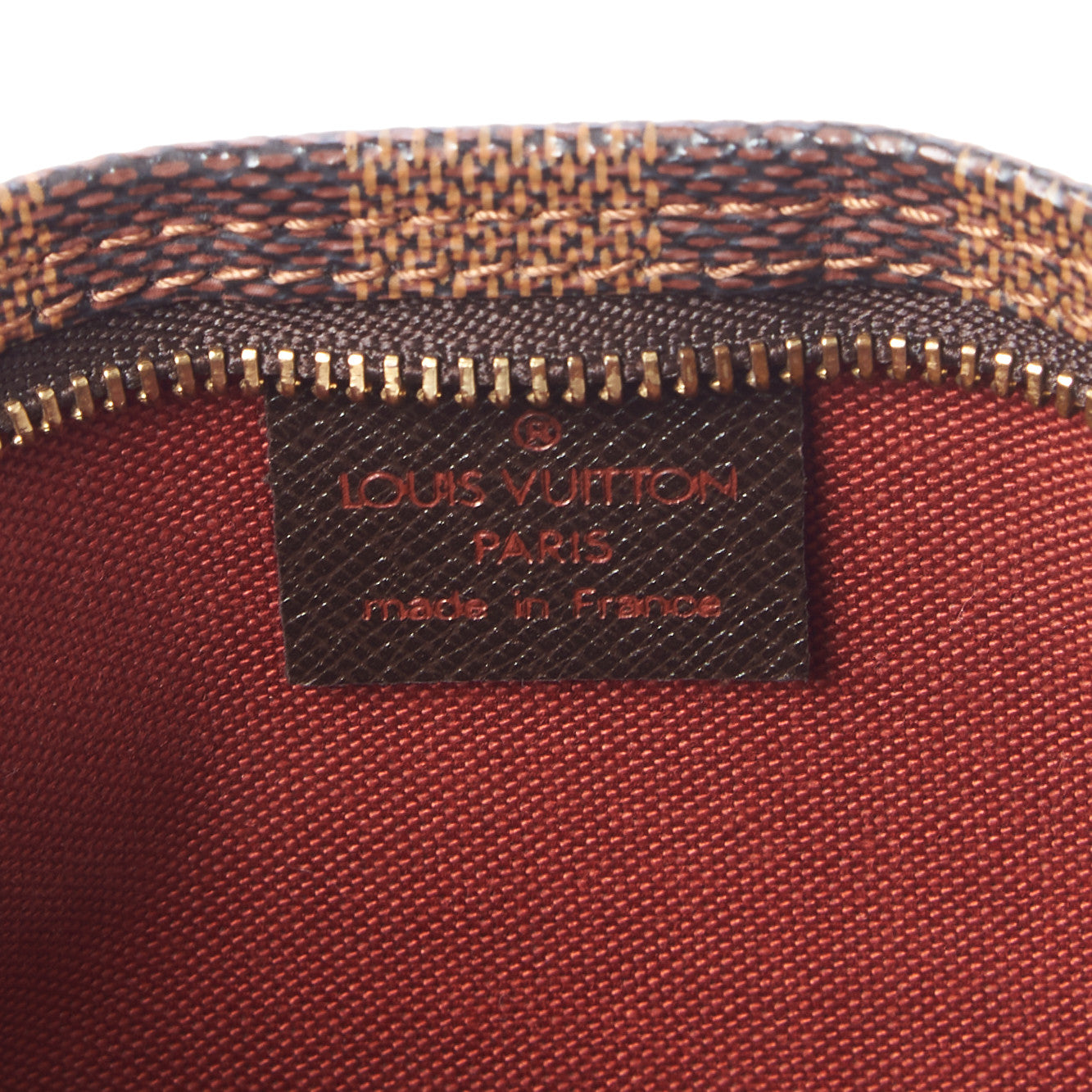 Louis Vuitton Damier Ebene Trousse Make Up Bag Pochette 7 of 7