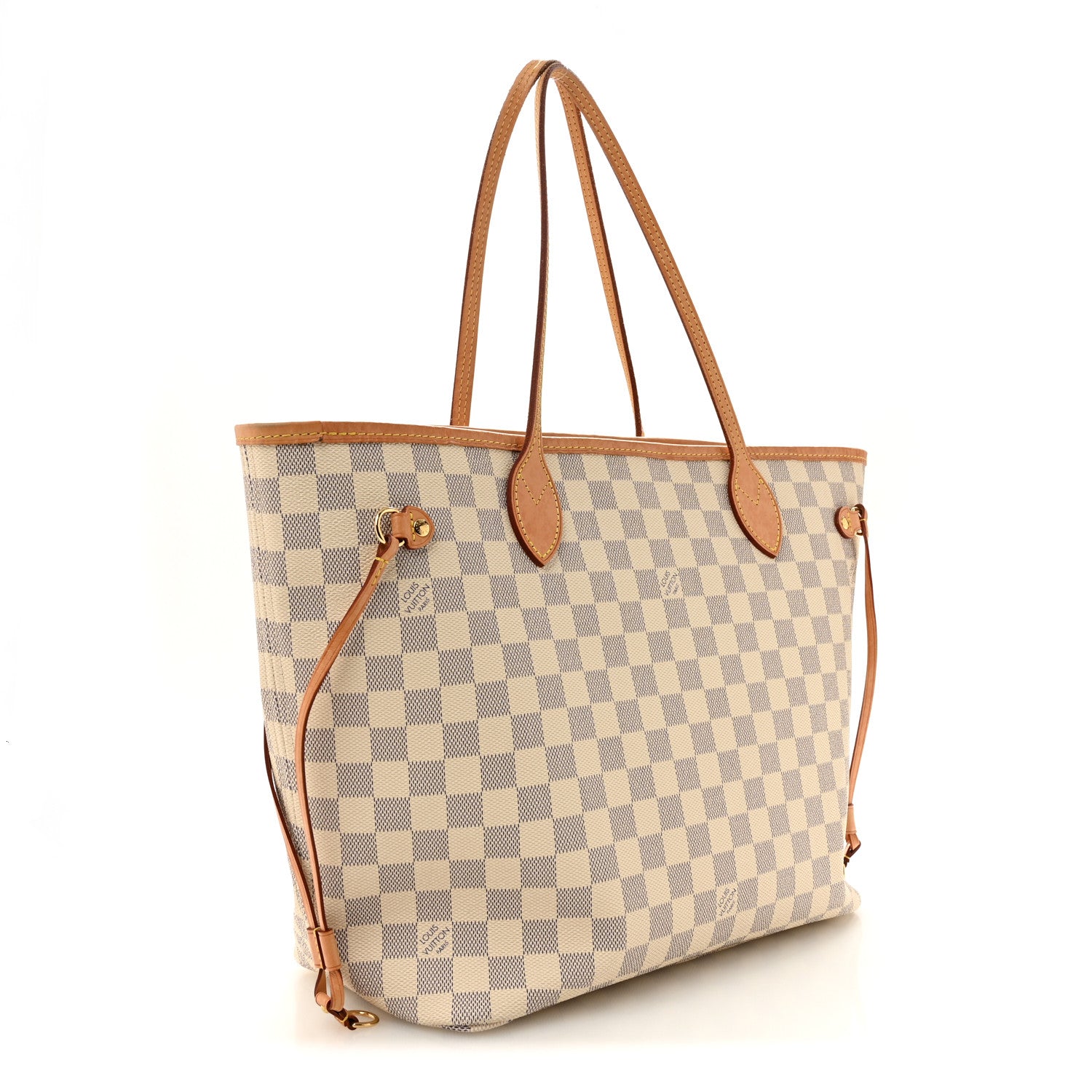 Louis Vuitton Damier Azur Neo Neverfull MM Rose Ballerine 4 of 13