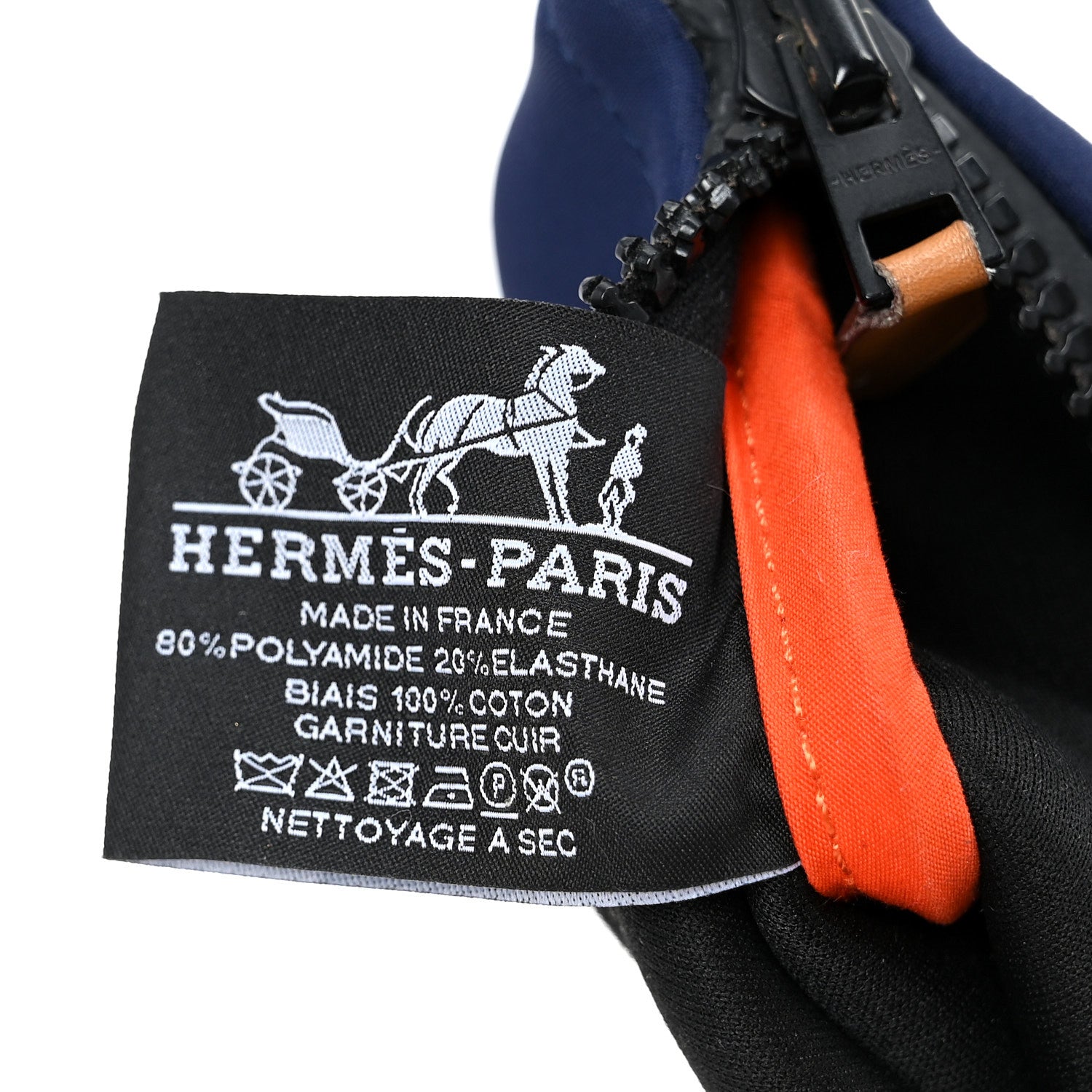 Hermes Neoprene Small Neobain Case Marine 6 of 7