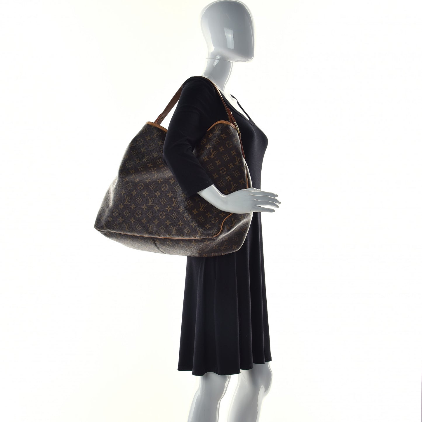Calfskin Small Y Bow Tote White