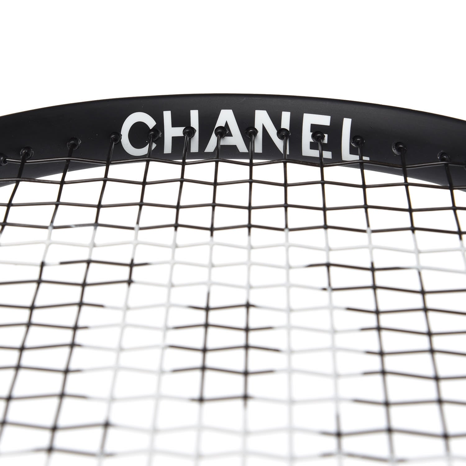 Chanel Tennis Racquet and Nylon Quilted Cover Black 4 of 8
