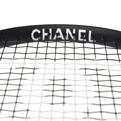 Chanel Tennis Racquet and Nylon Quilted Cover Black 4 of 8