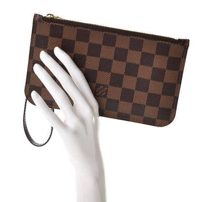 Louis Vuitton Damier Ebene Neverfull MM GM Pochette 2 of 7
