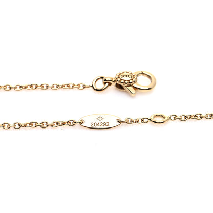 Christian Dior 18K Yellow Gold Diamond Black Onyx Mother of Pearl Rose Celeste Bracelet 8 of 9