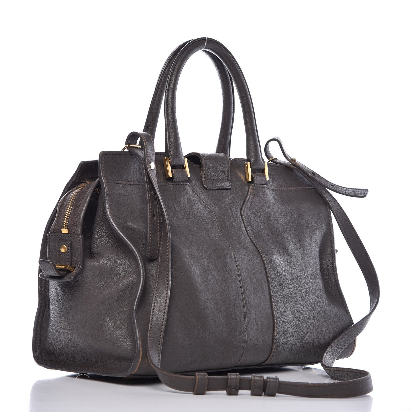 Sheepskin Small Cabas ChYc Grey