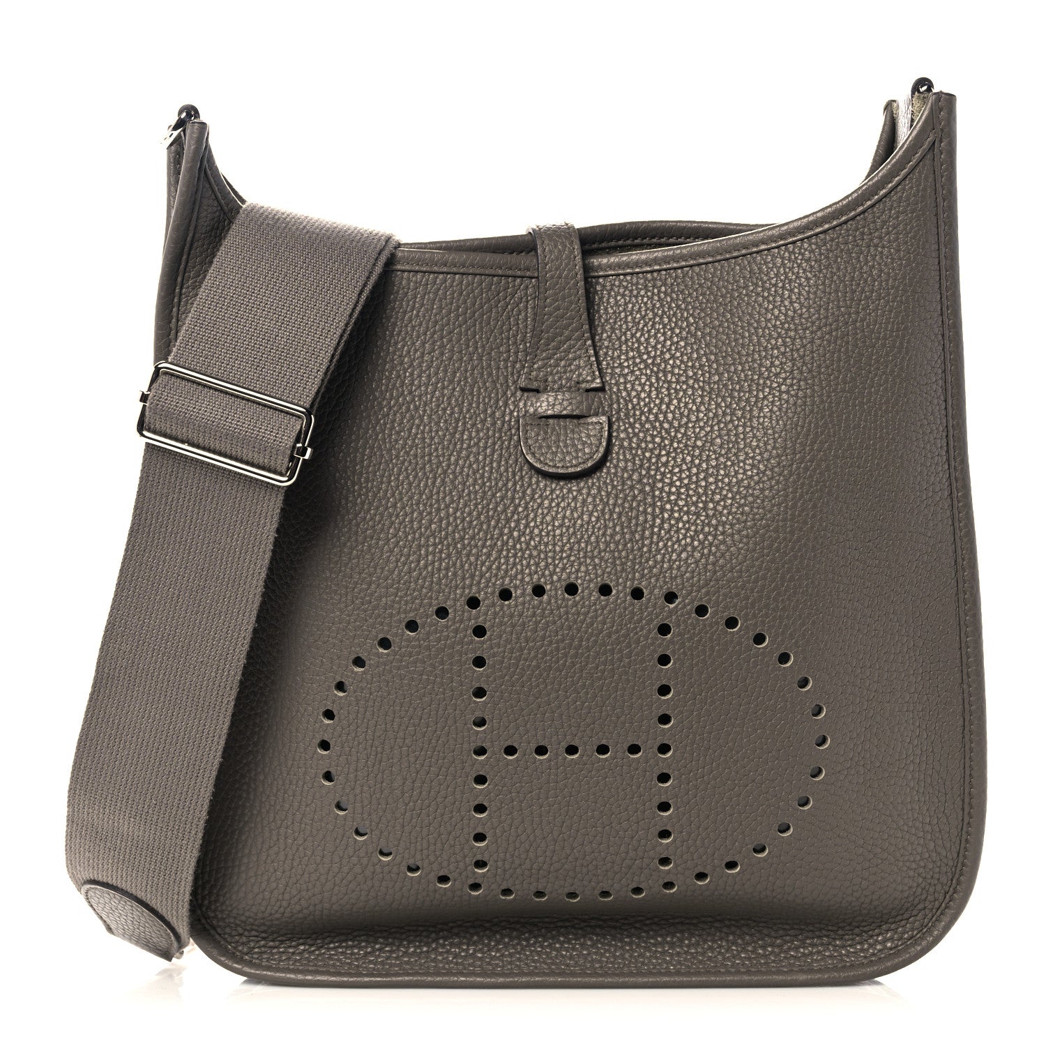 Hermes Taurillon Clemence Evelyne III PM Etain 1 of 11