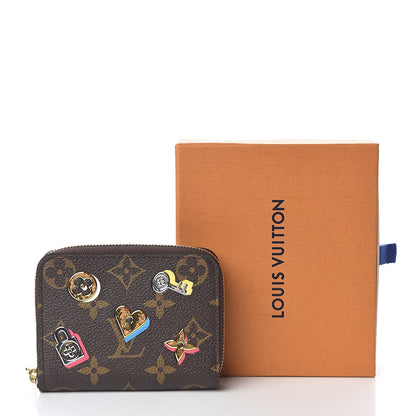Louis Vuitton Monogram LV Love Lock Zippy Coin Purse 7 of 7