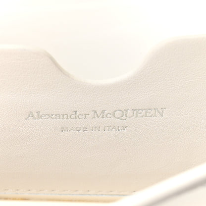 Alexander McQueen Polyurethane Calfskin Transparent Jeweled Knuckle Satchel Clear White 6 of 9
