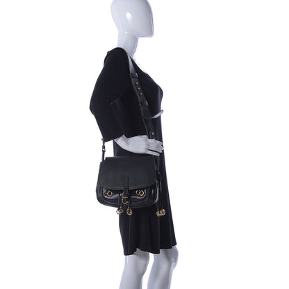 Prada Saffiano Cuir Calf Corsaire Bag Black 2 of 8