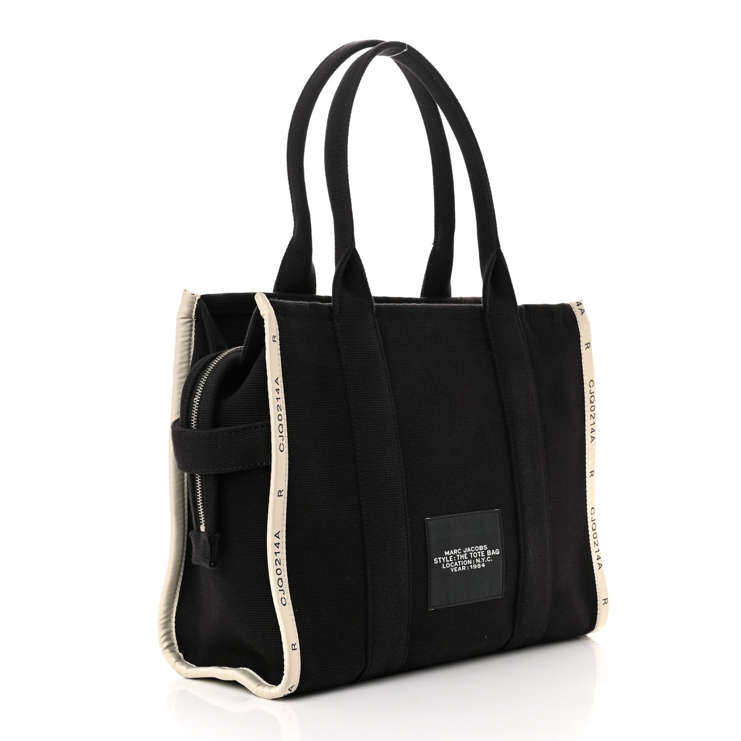Jacquard Large The Traveler Tote Bag Black