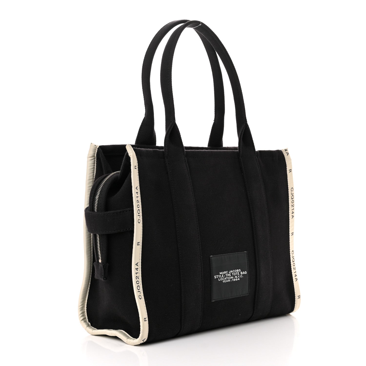 Marc Jacobs Jacquard Large The Traveler Tote Bag Black 3 of 12