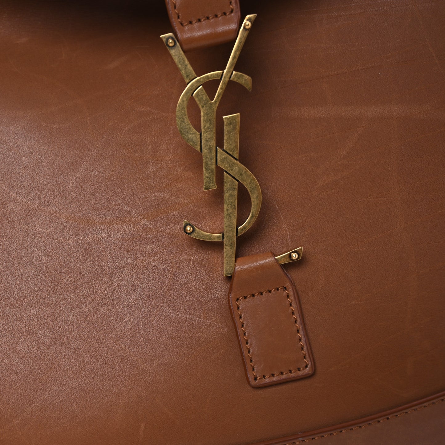 Smooth Calfskin Small Sienna Shoulder Bag Brick