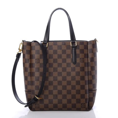 Louis Vuitton Damier Ebene Belmont PM Black 3 of 11