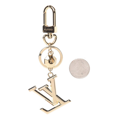 Louis Vuitton LV Facettes Bag Charm Key Holder Gold 2 of 3