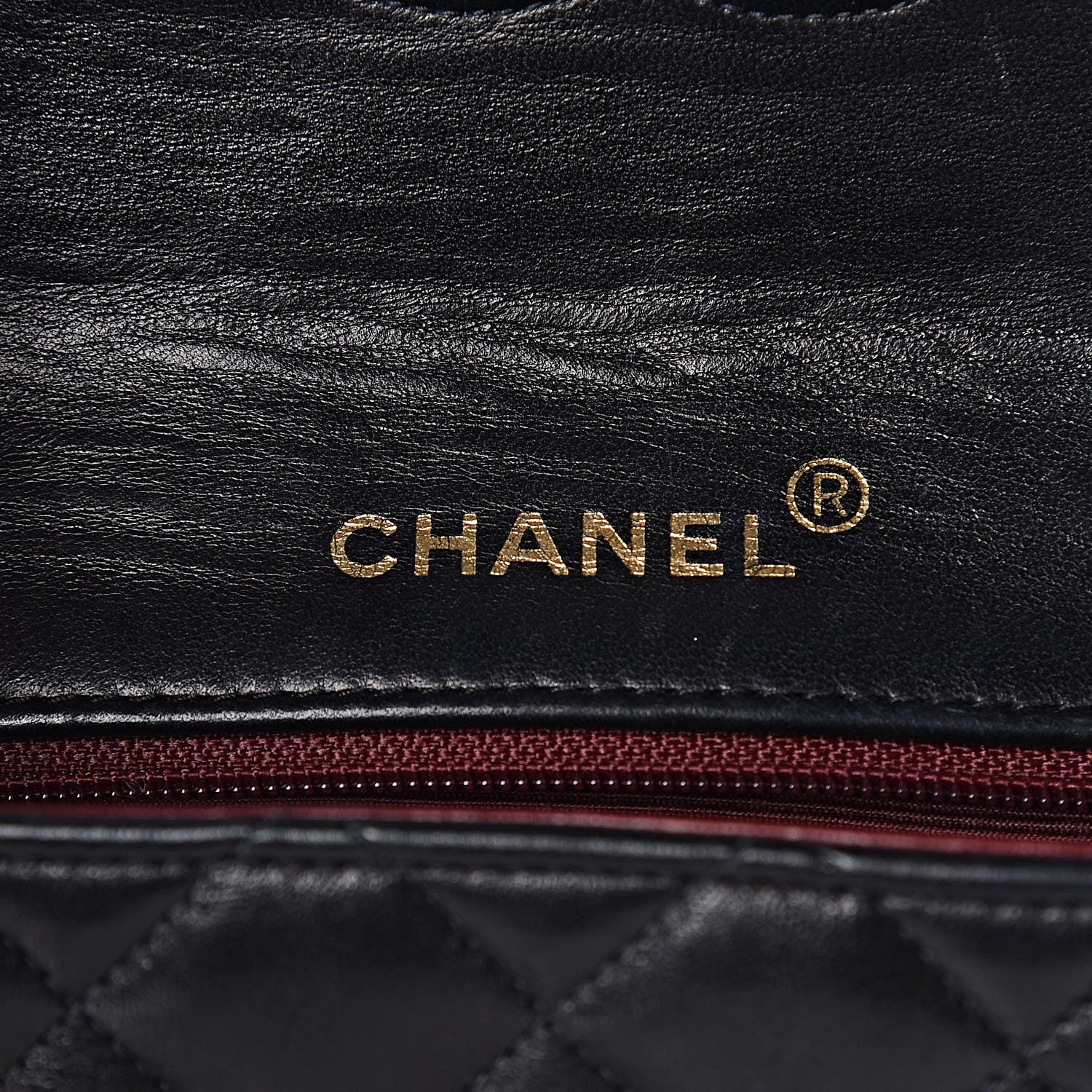 Chanel Lambskin Quilted Mini Square Flap Black 6 of 12