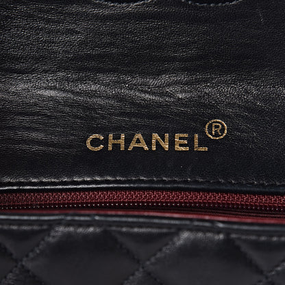 Chanel Lambskin Quilted Mini Square Flap Black 6 of 12