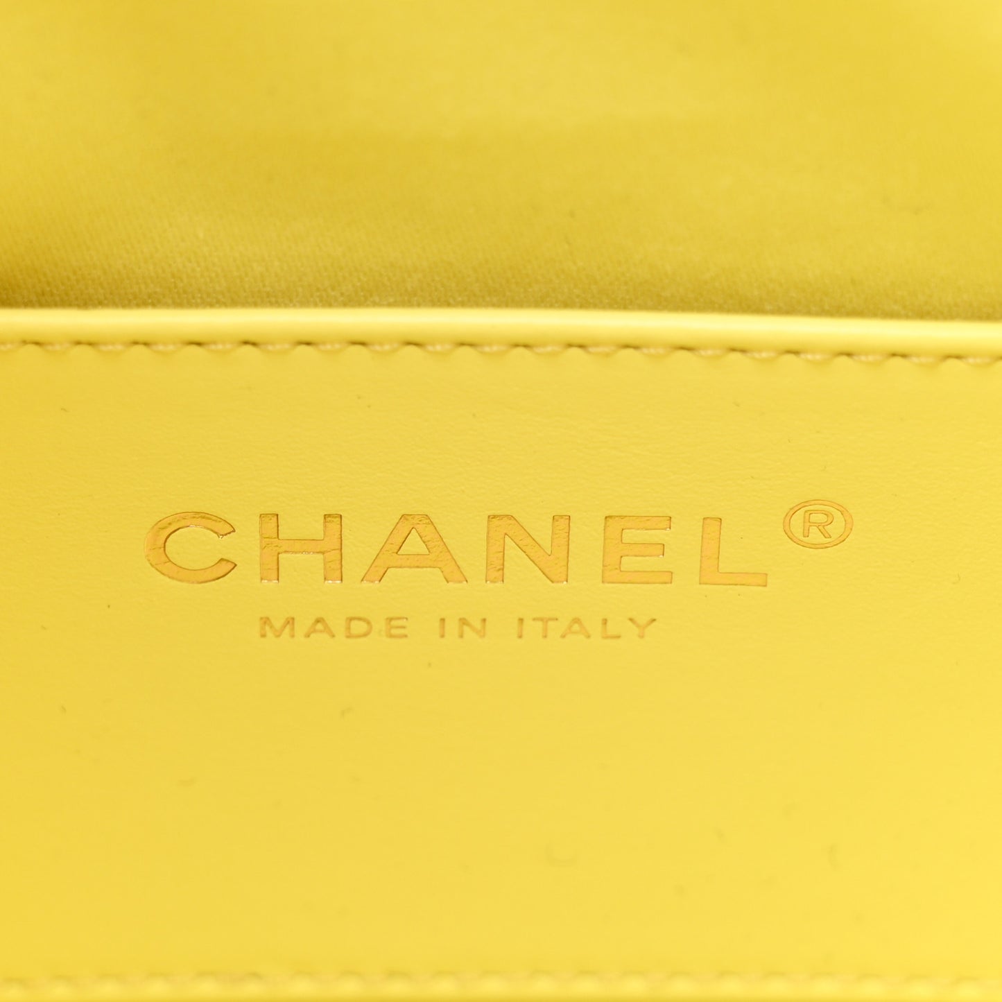 Caviar Quilted Mini Chanel 25 Handbag Light Yellow