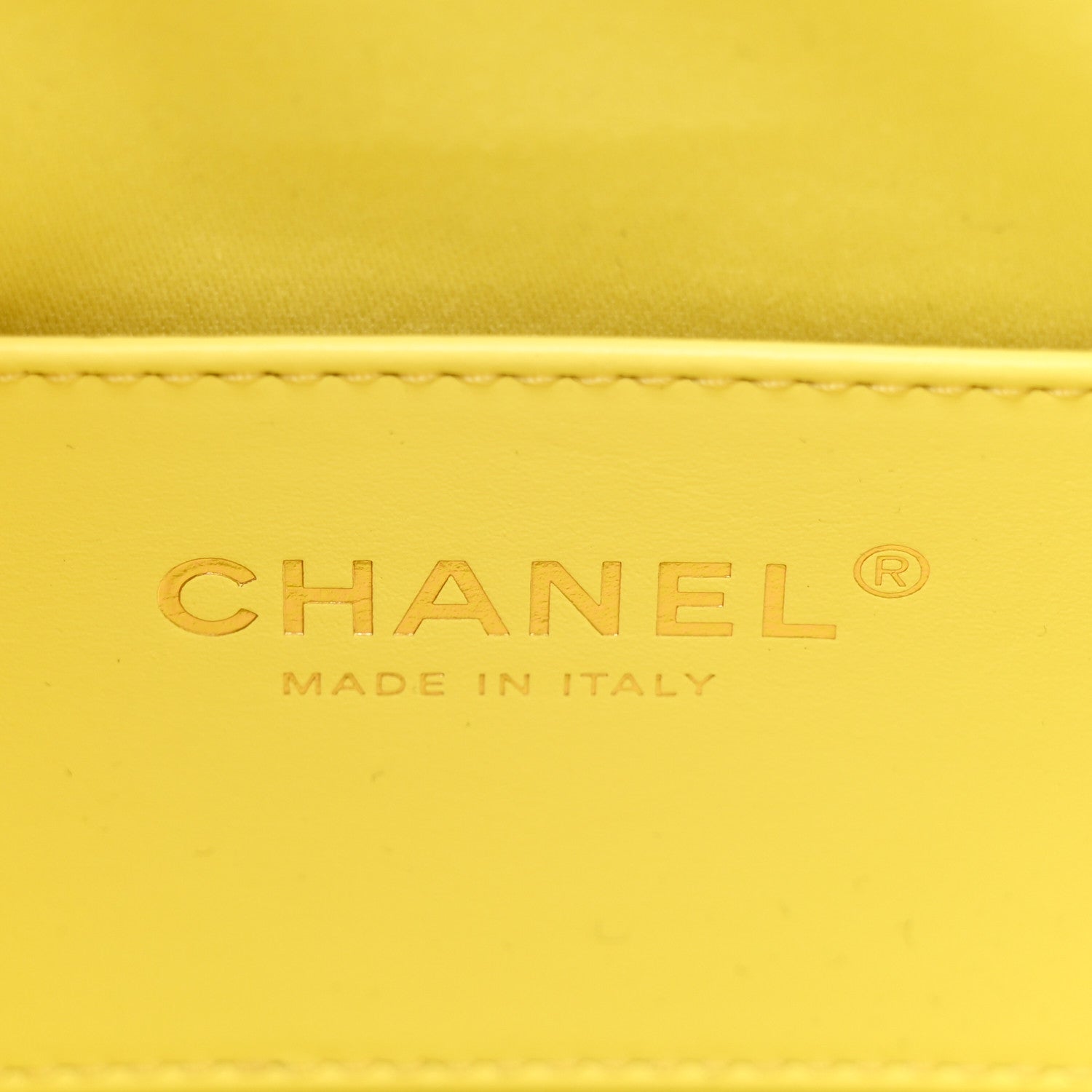 Chanel Caviar Quilted Mini Chanel 25 Handbag Light Yellow 6 of 11