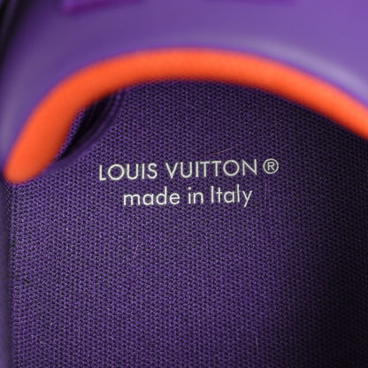 Louis Vuitton Calfskin Epi Mens LV Trainer Sneakers 9 Violet 8 of 9