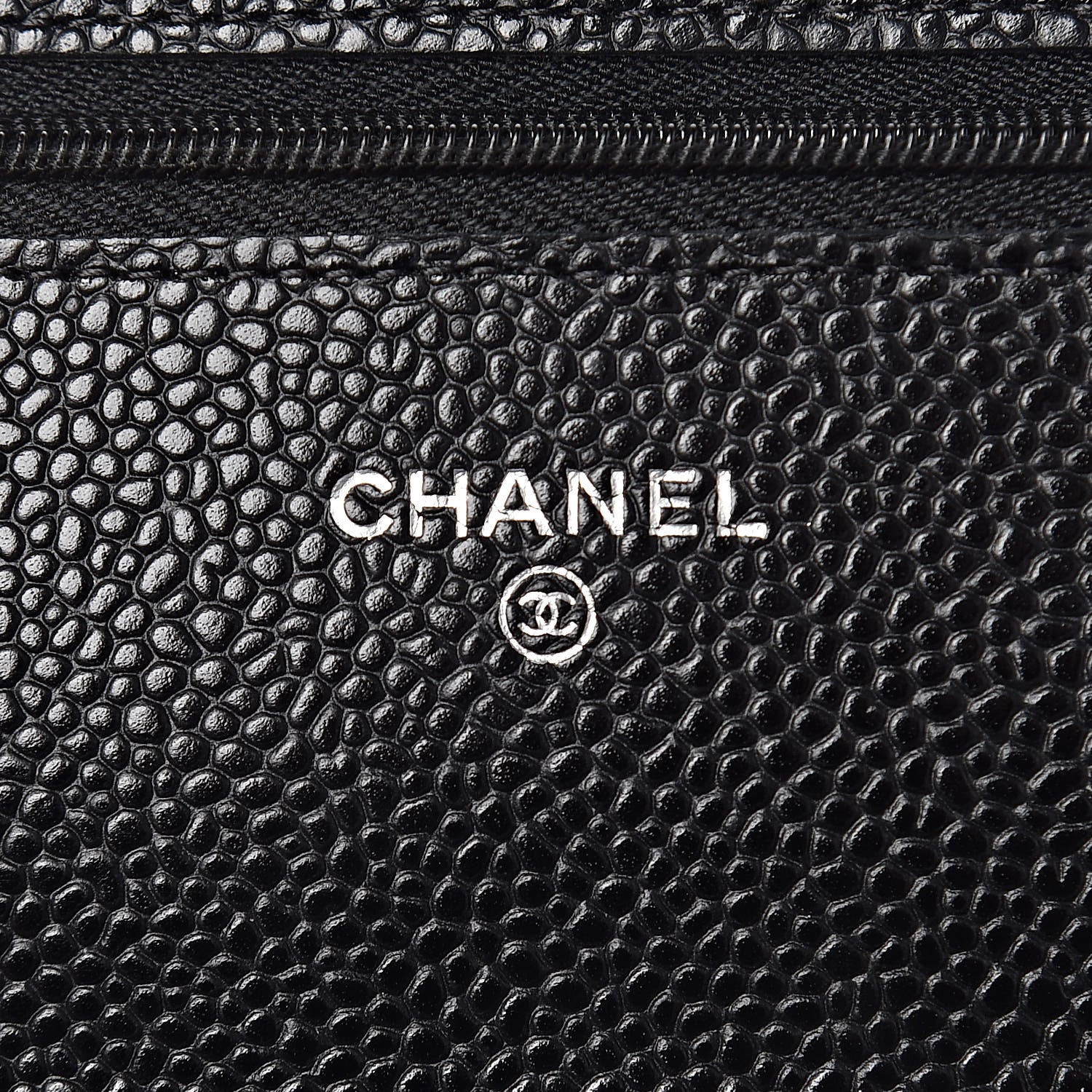 Chanel Caviar Quilted Wallet On Chain WOC Black 5 of 12