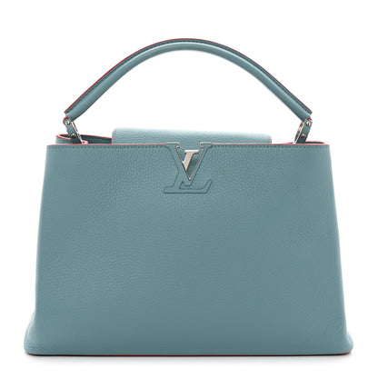 Louis Vuitton Taurillon Capucines GM Ciel Rubis 1 of 10
