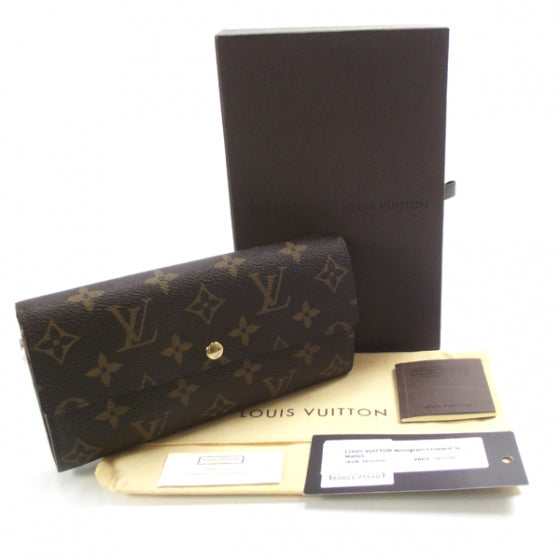 Monogram Leopard Sarah Wallet Rouge Fauviste